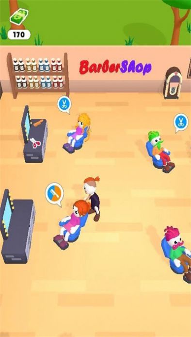 放置理发帝国游戏最新版(Idle Barbershop)高清大图