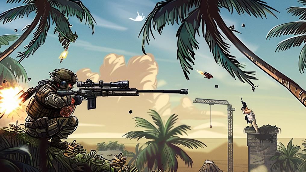 金属枪超级战士游戏最新版高清大图