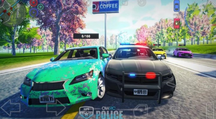 开放世界警察追逐模拟器无限钞票版高清大图