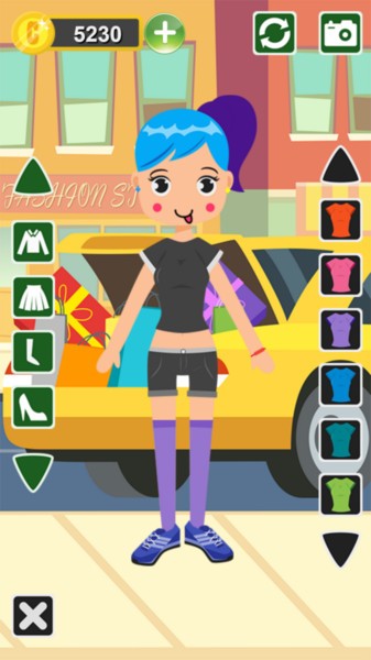 女孩时尚装扮高清大图