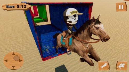 火柴人骑马游戏高清大图