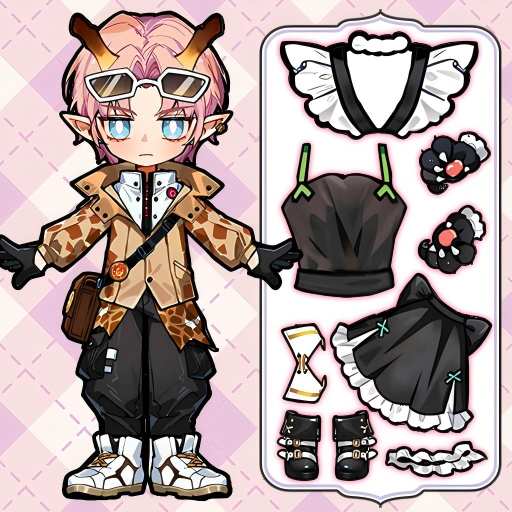 换装贴纸书游戏