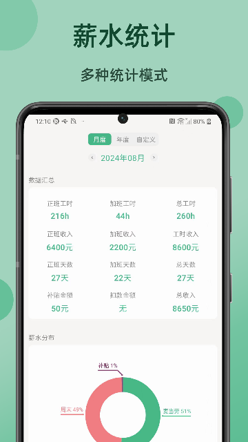 极简记工时app官方正版高清大图